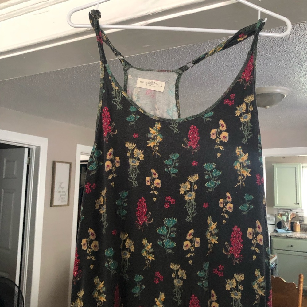 Floral Black Jumpsuit